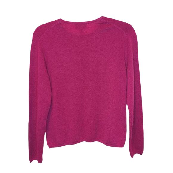 Charter Club 2-Ply Cashmere Crew Neck Sweater Size M Old Money Minimalist Comfy - Picture 2 of 3